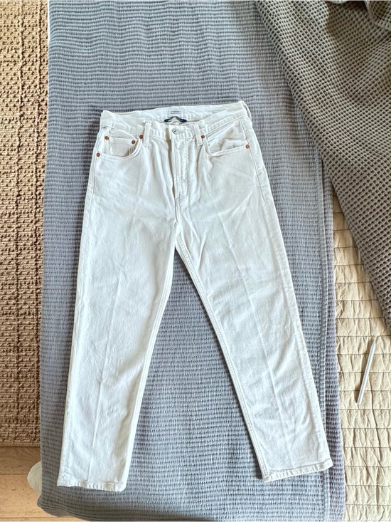 Citizens Of Humanity Denim - Citizens Of Humanity White ISOLA Straight Jeans